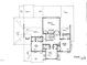 Detailed second-floor floor plan showcases the layout of the home, including the bedrooms and bathrooms at 316 Firefly Overlook, Pittsboro, NC 27312