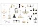 Assortment of elegant lighting fixtures, including chandeliers and sconces, for home decor at 316 Firefly Overlook, Pittsboro, NC 27312