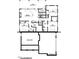 Basement floor plan featuring bonus room, bedrooms, bathrooms, storage, and patio at 154 Colonial Trail Ct, Pittsboro, NC 27312
