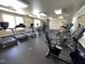 Large community gym with treadmills, exercise bikes, and other machines at 154 Colonial Trail Ct, Pittsboro, NC 27312