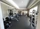 Community gym area with weight machines and plenty of free weights at 154 Colonial Trail Ct, Pittsboro, NC 27312