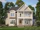 Charming home boasts a inviting porch, beautiful landscaping, and classic architectural details at 8305 Society Pl, Raleigh, NC 27615