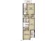 This floor plan features a loft, laundry room, primary suite, primary bath, deck, and second bedroom at 4015 Elk Creek Ln, Raleigh, NC 27612