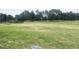 Expansive backyard overlooking a golf course, surrounded by mature trees, offering privacy and scenic views at 592 Barbour Farm Ln, Four Oaks, NC 27524
