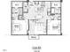 Floor plan of the unit shows the layout of two bedrooms, a balcony, and a living/dining area at 1300 St Marys St # 208, Raleigh, NC 27605