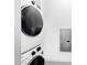Modern Samsung washer and dryer, conveniently stacked to save space at 1300 St Marys St # 208, Raleigh, NC 27605