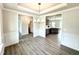 Dining room adjacent to kitchen showcasing open-concept living at 122 Southern Estates Dr, Sanford, NC 27330
