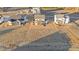 Aerial view of three new homes with screened porches at 130 Summerlin Dr, Clayton, NC 27527