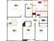 Detailed floor plan showcasing the layout of the primary bedroom, bathrooms, bedrooms, and living spaces at 270 Chestnut Oak Ln, Lillington, NC 27546