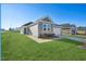 Modern single-story home with a green lawn at 234 Chestnut Oak Ln, Lillington, NC 27546