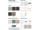 Selection of interior finishes, including wall paint, flooring, carpets, countertops, backsplash, and cabinets at 427 Fast Pitch Ln, Four Oaks, NC 27524