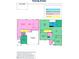 Floor plan depicting flooring breaks in the residence at 427 Fast Pitch Ln, Four Oaks, NC 27524