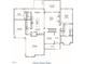 The first-floor plan features a kitchen, living, dining, study, garage, and Primary suite at 2909 Frances Marie Ln, Raleigh, NC 27603