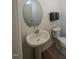 Bathroom with a modern sink, mirror and fixture at 2728 Princess Tree Dr, Raleigh, NC 27616