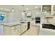 The spacious kitchen has an island and stainless steel appliances at 2048 Abbeyhill Dr # 98, Raleigh, NC 27610