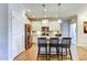 Well-equipped kitchen with stainless steel appliances, granite countertops, and an island with seating at 3102 Castlerock Dr # 2, Burlington, NC 27215