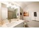 Clean bathroom with single vanity and shower at 1005 Bridgeforth Ln, Chapel Hill, NC 27517