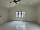 Large, bright bedroom with a ceiling fan, recessed lighting, and a large window at 1000 Marilyn Dr, Raleigh, NC 27607