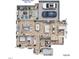 Main floor plan showcasing an open layout with a kitchen, dining area, Gathering room, and outdoor patio at 1000 Marilyn Dr, Raleigh, NC 27607