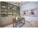 An office featuring a desk, and custom shelving at 1000 Marilyn Dr, Raleigh, NC 27607