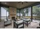 Outdoor patio with fireplace and comfortable seating, perfect for relaxing and entertaining at 1000 Marilyn Dr, Raleigh, NC 27607