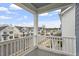 Private balcony overlooking the community and street at 9228 Kitchin Farms Way # 412, Wake Forest, NC 27587