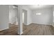 Bright dining room with hardwood floors and an open layout at 9228 Kitchin Farms Way # 412, Wake Forest, NC 27587