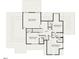 Second story floor plan features four bedrooms, rec room, and two bathrooms at 155 Gaines Trl, Pittsboro, NC 27312