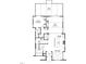 Detailed floor plan showcasing gourmet kitchen, great room, and study/bedroom layout at 918 N Blount St, Raleigh, NC 27604