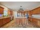 Spacious kitchen with stainless steel appliances, central island, and ample storage at 2674 Stanton Hill Rd, Cameron, NC 28326