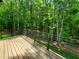 Beautiful wooded view from the deck at 7621 Falls Creek Ln, Raleigh, NC 27614