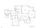 Second floor plan showcasing bedroom layout and additional living spaces at 7621 Falls Creek Ln, Raleigh, NC 27614