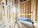 The bathroom is under construction and includes a shower base with visible plumbing work at 2728 Trifle Ln, Wake Forest, NC 27587