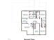 Second floor plan showing the bedrooms, recreation room, office, exercise room, and bathrooms at 2728 Trifle Ln, Wake Forest, NC 27587