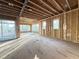 Sunlit living room is under construction with several windows and a view of the outdoors at 2728 Trifle Ln, Wake Forest, NC 27587