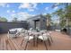 Enjoy outdoor dining and lounging on this expansive rooftop deck at 513 Edgecreek Ct, Raleigh, NC 27604