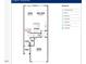 An open-concept floorplan shows the kitchen, dining room, great room, garage, and powder room at 187 Pinkie Ln, Garner, NC 27529