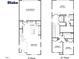 A detailed floor plan showcasing the layout of the home with labeled rooms and dimensions at 543 Old Battle Bridge Rd, Wendell, NC 27591