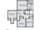 Upstairs floor plan featuring four bedrooms, owner's suite, two bathrooms, laundry room and walk-in closet at 457 Duncan Creek Rd # 141, Lillington, NC 27546