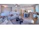 Open concept living space featuring stylish furniture, modern decor, and plenty of natural light at 457 Duncan Creek Rd # 141, Lillington, NC 27546