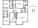 Detailed second-floor plan featuring bedrooms, recreation room, and walk-in storage layout at 865 Wimbleton Dr, Raleigh, NC 27609