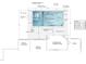 A detailed site plan for a property featuring a pool, outdoor areas, and primary suite layout at 865 Wimbleton Dr, Raleigh, NC 27609