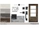 Exterior home design showcasing brick, siding paint color, shingles, and front door at 708 Catawba St, Raleigh, NC 27609