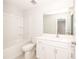 A clean bathroom featuring a tub and shower and a vanity at 567 Marthas Vw Way, Wake Forest, NC 27587