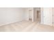 Bedroom with carpet, closet, and neutral color palette at 569 Marthas Vw Way, Wake Forest, NC 27587