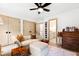 Comfortable living room with a light couch, neutral rug, and modern fixtures at 1800 Bay Meadow Ct, Raleigh, NC 27615