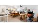 Large loft office with multiple work stations and staircase at 1800 Bay Meadow Ct, Raleigh, NC 27615