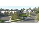 Aerial view of new homes and green spaces at 912 Allen Park Dr, Raleigh, NC 27604