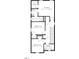 Second-floor layout featuring two bedrooms, two baths, and walk-in closet at 912 Allen Park Dr, Raleigh, NC 27604