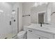 Bathroom with a large shower, toilet, and vanity at 25 Cotton Fields Ln # 29, Fuquay Varina, NC 27526